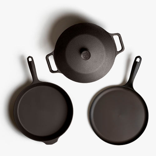 4-Piece Cast Iron Cookware Set