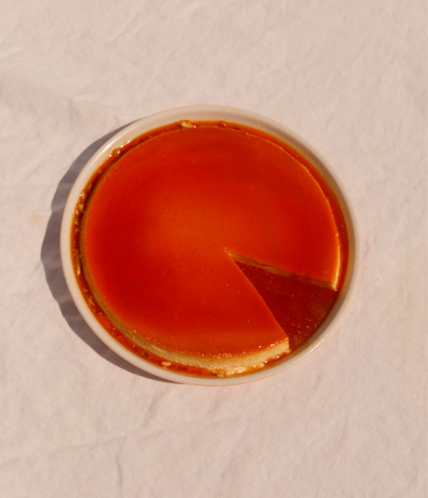 Cast Iron Flan de Naranja