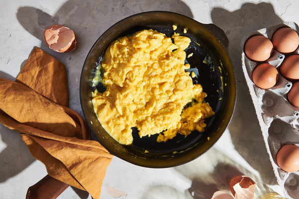 Cast Iron Scrambled Eggs