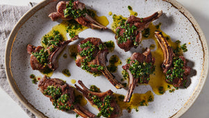 Lamb Scottadito with Salsa Verde