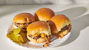 Griddled Onion Sliders