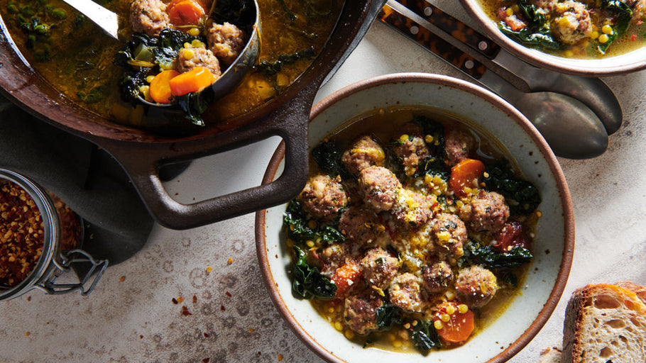 Dutch Oven Italian Wedding Soup