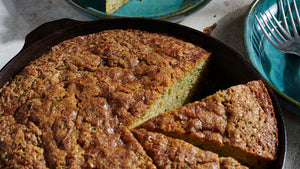 Cast Iron Zucchini-Lemon Cake