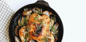 Cast Iron Skillet-Roasted Chicken