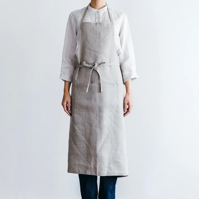 100% Linen Full Length Apron