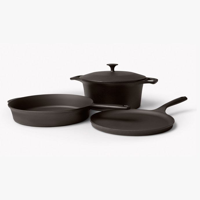 4-Piece Cast Iron Cookware Set