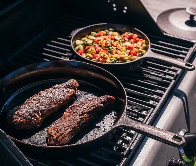 Your Cast Iron Belongs on a Grill
