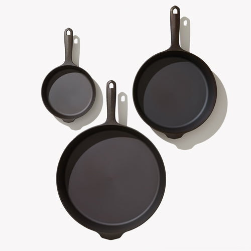 3-Piece Cast Iron Cookware Set